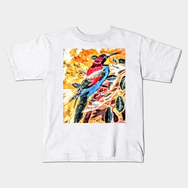 Bee-eater Kids T-Shirt by Joni57